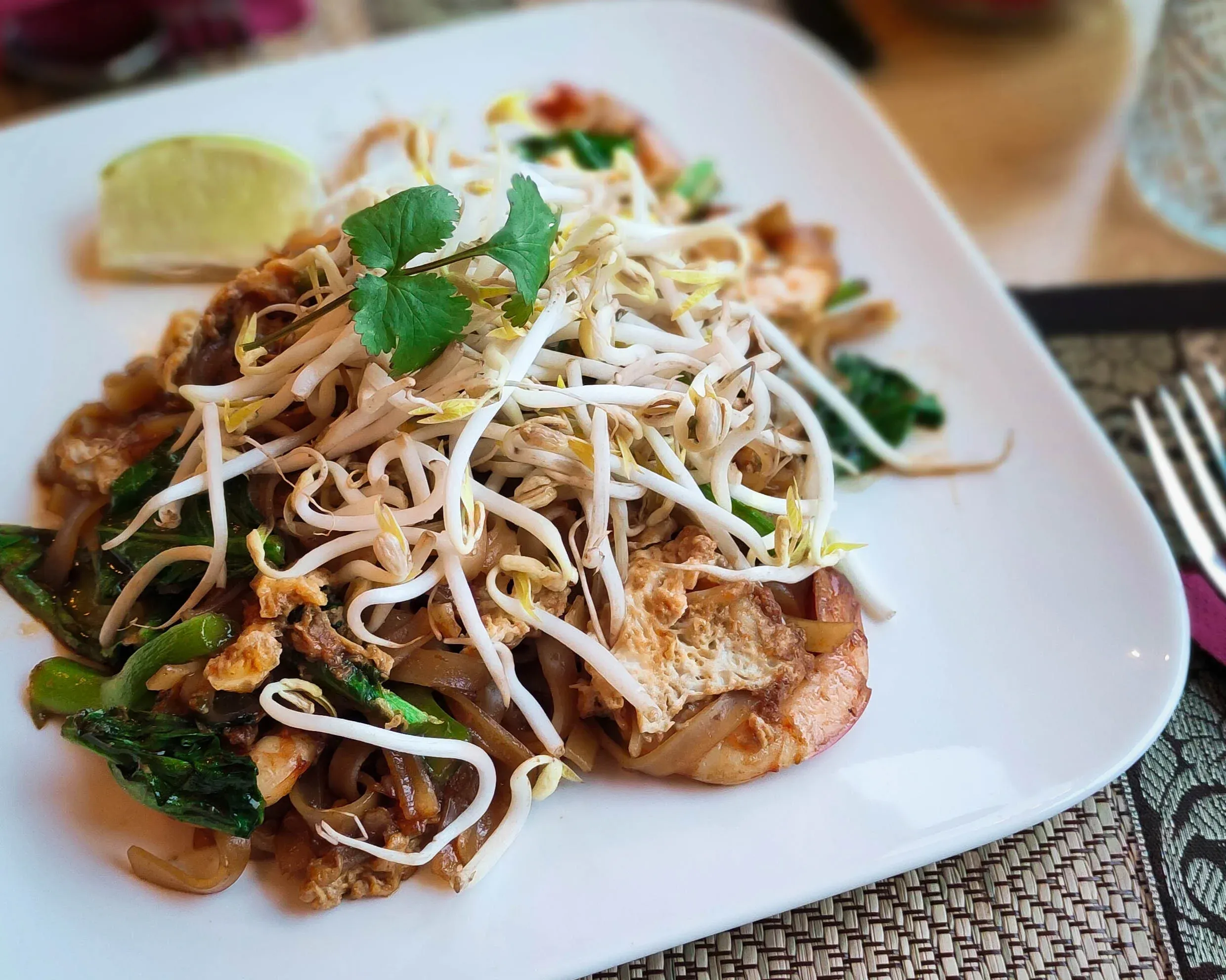 Assortiment de plats thaï
